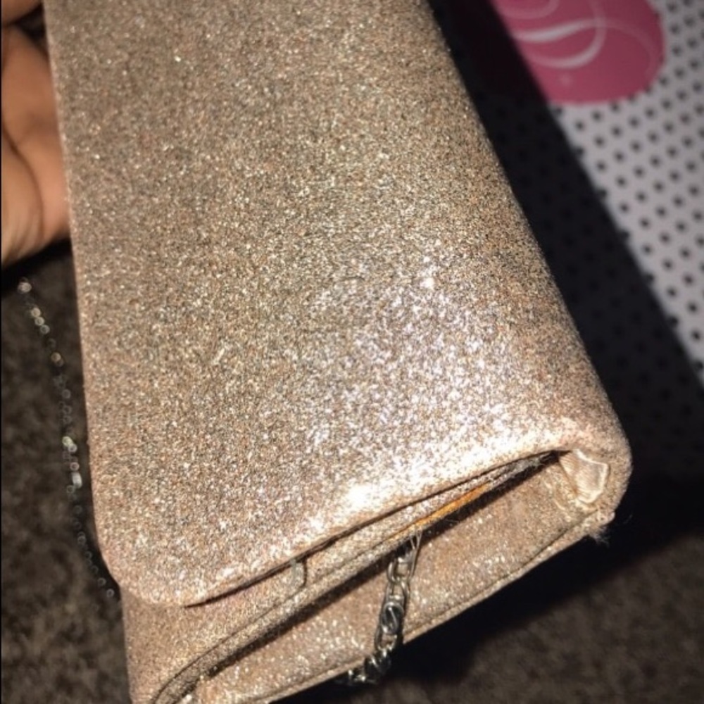 Gold handbag